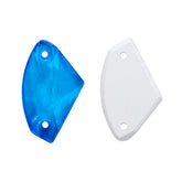 Electric Neon Blue Galactic Shape High Quality Glass Sew-on Rhinestones WholesaleRhinestone